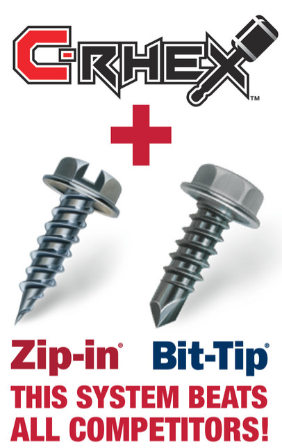 Malco CRHEX Bit Tip Zip-In Combo - Versatile and efficient fastening solution for various applications