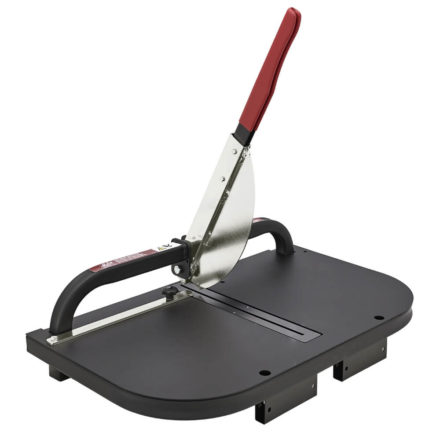 Malco's FCC7 Fiber Cement Angle Cutter with the blade in the open position
