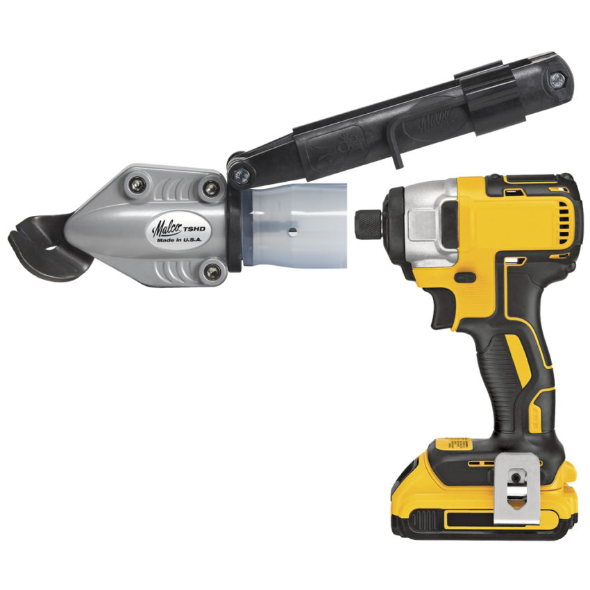 TurboShear Heavy Duty Drill Attachment For Cutting Metal