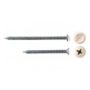 Both Sizes of Malco's White Zip-In Register Screws