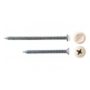 Both Sizes of Malco's White Zip-In Register Screws