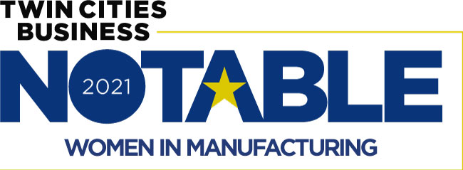 The Notable Women in Manufacturing 2021 award logo