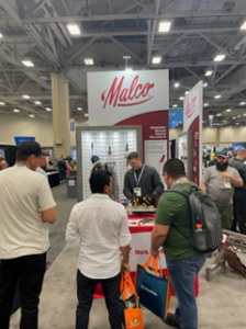 The Malco booth at a convention