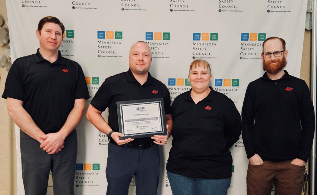 Malco Accepting Safety Award